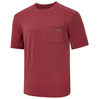 Men's UPF 50+ Short Sleeve Pocket T-Shirt FS26M - Bassdash