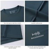 Men's UPF 50+ Short Sleeve T-Shirts FS27M - Bassdash