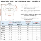 Men's UPF 50+ Short Sleeve Snap Button Down Shirts - Bassdash