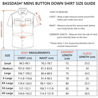 Men's UPF 50+ Plaid Short Sleeve Button Down Shirt - Bassdash