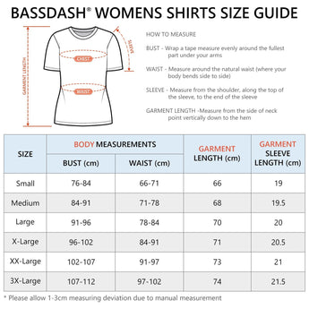 Women's UPF 50+ Short Sleeve T-Shirts - Bassdash