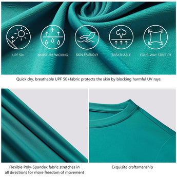 Women's UPF 50+ Short Sleeve T-Shirts - Bassdash