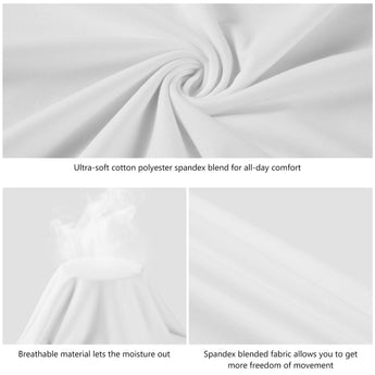 Men's UPF 50+ Cotton Blend Short Sleeve T-Shirts - Bassdash