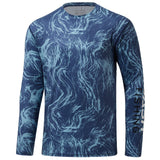 Mens long sleeve sun protection camo shirt - Bassdash