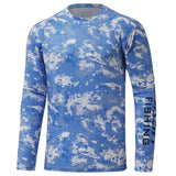 Mens long sleeve sun protection camo shirt - Bassdash