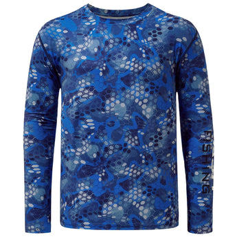 Mens long sleeve sun protection camo shirt - Bassdash
