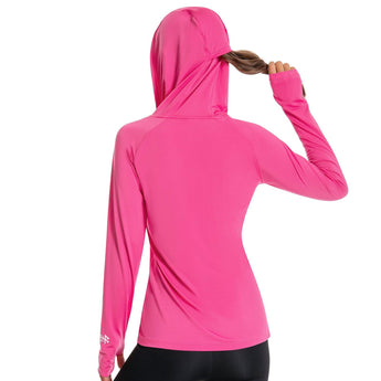 Women’s UPF 50+ LS Hoodie Shirt - Bassdash