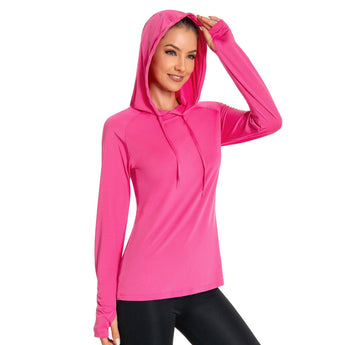 Women’s UPF 50+ LS Hoodie Shirt - Bassdash