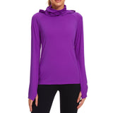 Women's UPF 50+ Mask Hoodie Shirt - Bassdash