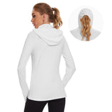 Women's UPF 50+ Mask Hoodie Shirt - Bassdash