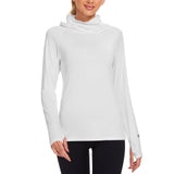 Women's UPF 50+ Mask Hoodie Shirt - Bassdash