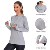 Women’s UPF 50+ LS Hoodie Shirt - Bassdash
