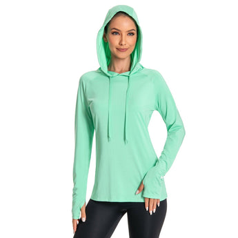 Women’s UPF 50+ LS Hoodie Shirt - Bassdash