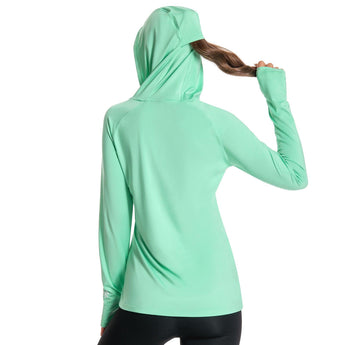 Women’s UPF 50+ LS Hoodie Shirt - Bassdash