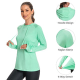 Women’s UPF 50+ LS Hoodie Shirt - Bassdash