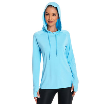 Women’s UPF 50+ LS Hoodie Shirt - Bassdash