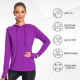 Women’s UPF 50+ LS Hoodie Shirt - Bassdash