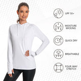 Women’s UPF 50+ LS Hoodie Shirt - Bassdash