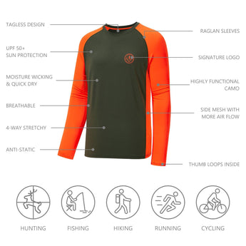 Men's UPF 50+ Camo Shirt - Bassdash