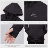 BASSDASH Men‘s Fleece Hoodies FS32M - Bassdash