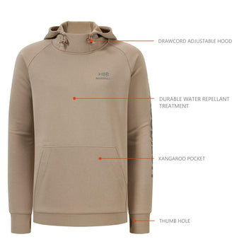 BASSDASH Men‘s Fleece Hoodies FS32M - Bassdash