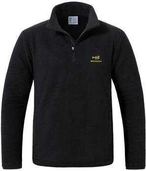 1/4 Zip Polar Fleece Pullover - Bassdash
