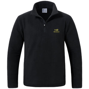 1/4 Zip Polar Fleece Pullover - Bassdash
