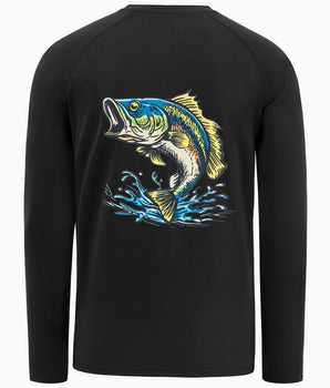 Men’s Fish Graphic Long Sleeve T-Shirts - Bassdash
