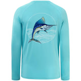 Men’s Fish Graphic Long Sleeve T-Shirts - Bassdash