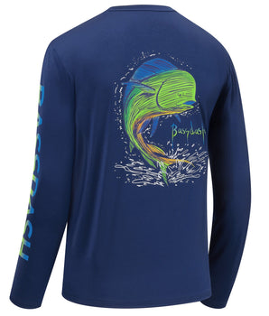 Men’s UPF 50+ Graphic UV Long Sleeve Shirts FS35M