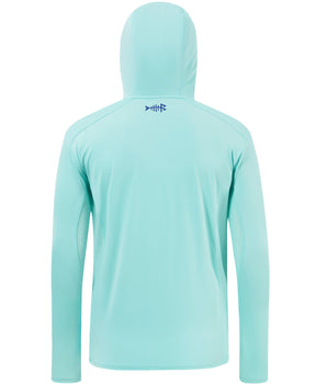M’s UPF 50+ Long Sleeve Hooded Shirts with Drawstring FS33M