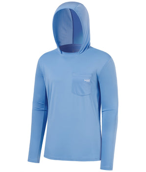 M’s UPF 50+ Long Sleeve Fishing Hoodie Shirts with Pocket FS34M