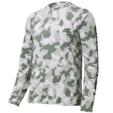 camo fishing shirt Ash Green Camo