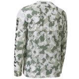 camo fishing shirt Ash Green Camo