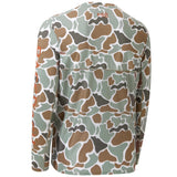 long sleeve fishing t shirts Color Block Camo