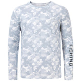 mens fishing shirts long sleeve Grey BG1091