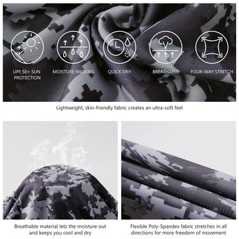 sunblock fishing shirts Night Digital Camo