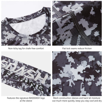 sunblock fishing shirts Night Digital Camo