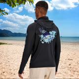 black long sleeve graphic tee BG1098