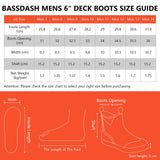 Men's 6 inch Waterproof Deck Boots - Bassdash