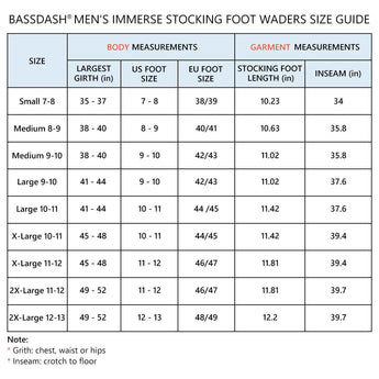 IMMERSE Men’s Tan/Dun Chest Breathable Waders Stocking Foot - Bassdash