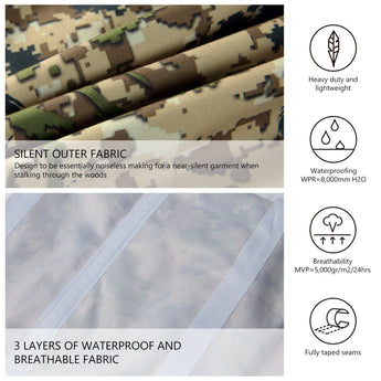 WALKER Breathable Waterproof Hunting Pants for men - Bassdash #color_highland