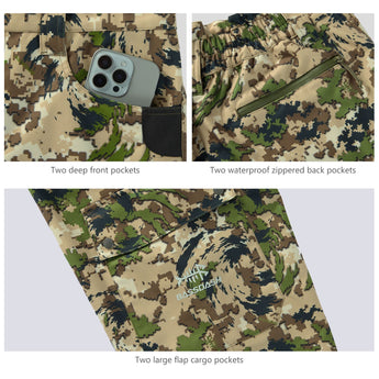 WALKER Breathable Waterproof Hunting Pants for men - Bassdash #color_highland
