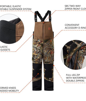 Men’s Splice II Insulated Hunting Bibs - Bassdash