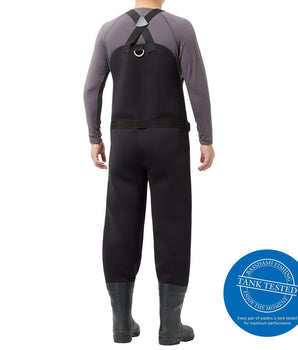 Men’s Neoprene Waders with Rubber Boots - Bassdash