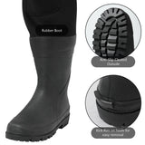 Men’s Neoprene Waders with Rubber Boots - Bassdash