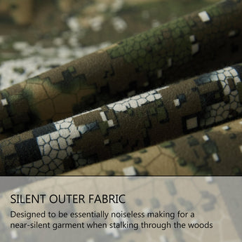 Silent jacket for hunting