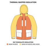 Illustration of a jacket with thermal insulation