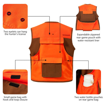Upland Field Hunting Vest FV15 - Bassdash