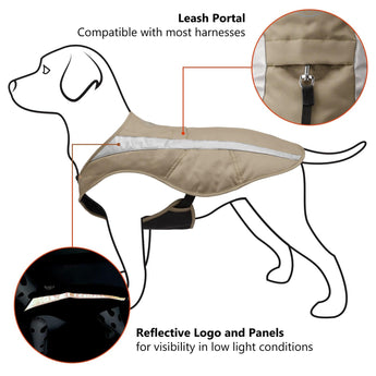 Insulated Dog winter Vest for hunting - Bassdash